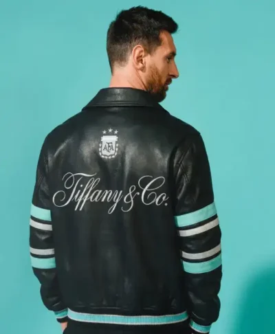 Lionel Messi Tiffany and Co Leather Jacket