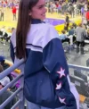 Lir Bareket Oracle Red Bull Blue and White Racing Leather Jacket For Sale