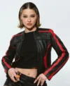 Madelyn Cline Diesel LOvable Leather Jacket