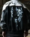 Mark Gonzales Y-3 Leather Jacket Back