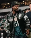 Meek Mill Philadelphia Eagles Leather Jacket