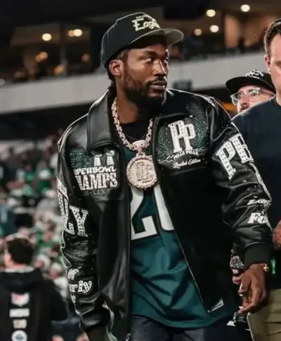 Meek Mill Philadelphia Eagles Leather Jacket