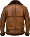 Mens B3 Shearling Aviator Real Leather Bomber Jacket