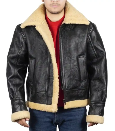 Men’s Leather Jacket with Thick Lining