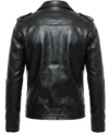 Men's Ninja Stealth PU Leather Moto Jacket