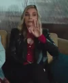 Michelle Pfeiffer TV Series Margo’s Got Money Troubles Shayanne Black Leather Blazer For Women