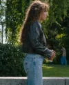 Mika Abdalla TV Series Off Campus S01 Allie Hayes Cropped Leather Jacket