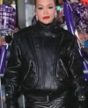 NYC Rita Ora Black Leather Jacket