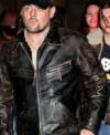 New York City 2026 Jeremy Dufrene Brown Leather Jacket For Men