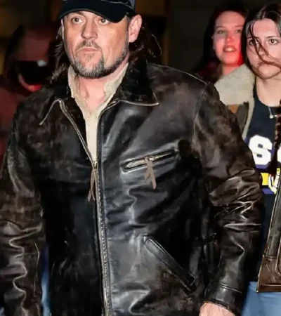 New York City 2026 Jeremy Dufrene Brown Leather Jacket For Men