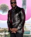New York Screening Kevin Hart Leather Blazer