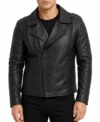 Night Rider Men's Motorcycle Leather Jacket