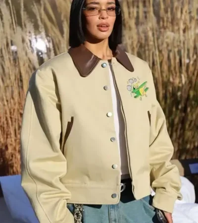 Paris Fashion Week Dina Ayada Leather Jacket