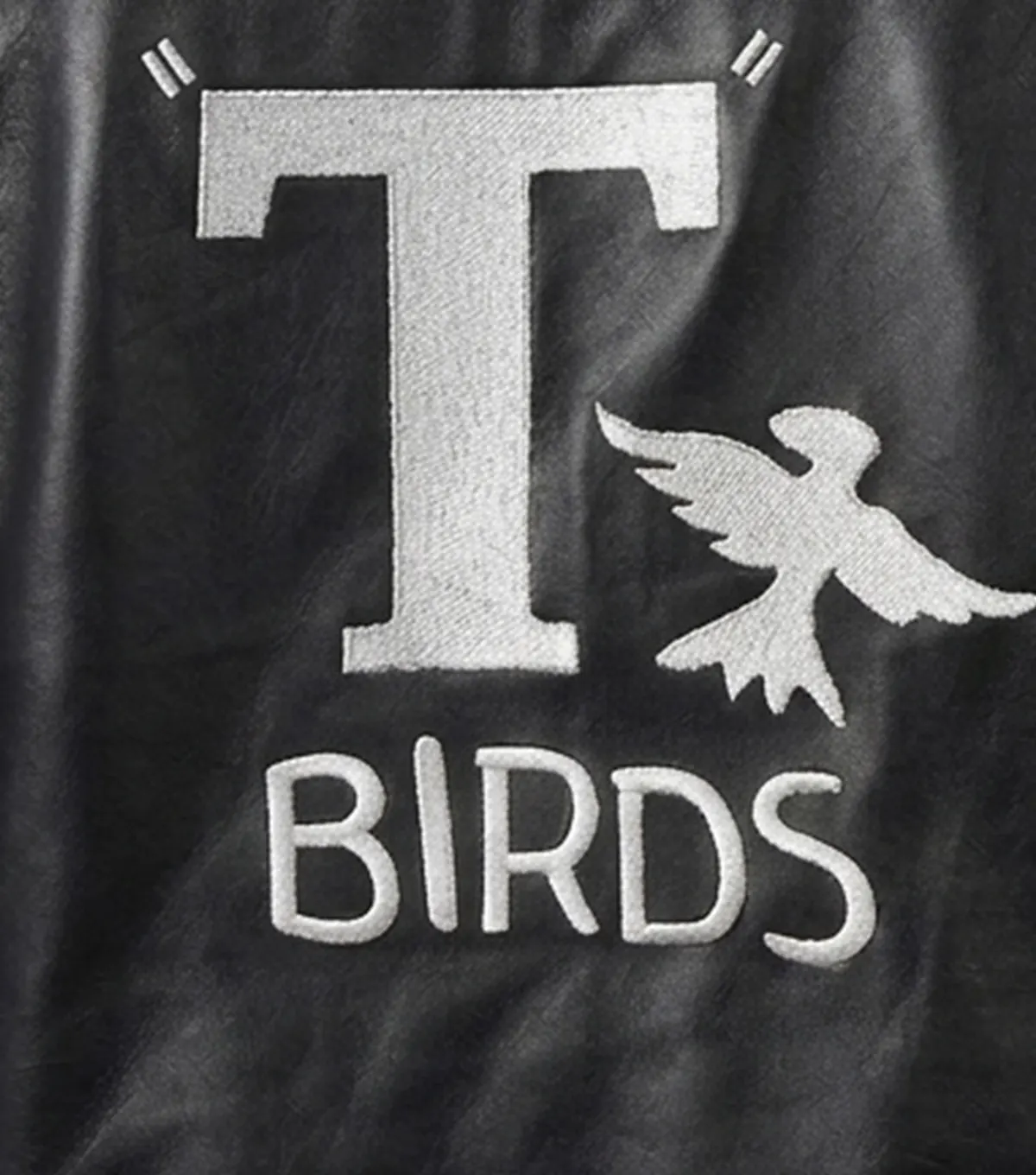 Plus Size Grease Authentic T-Birds Leather Jacket back design T-Birds