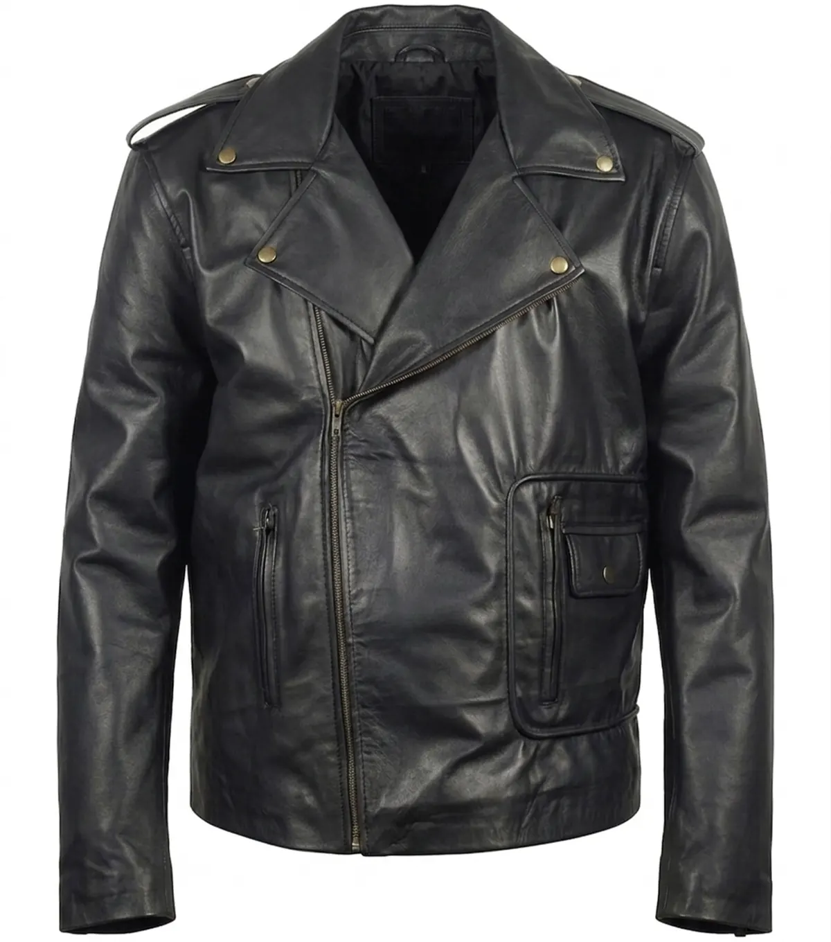 Plus Size Grease Authentic T-Birds Leather Jacket front