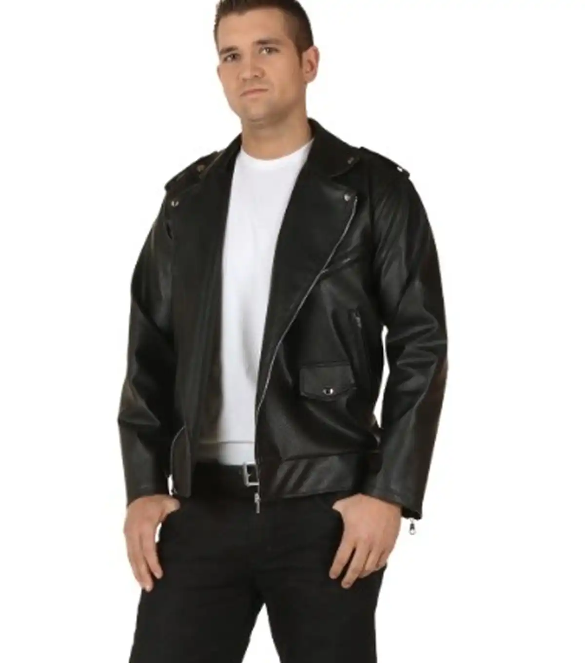 Plus Size Grease Authentic T-Birds Leather Jacket