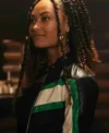 Rainbow Wedell School Spirits S03 Tv Series Claire Zomer Black Cropped Leather Jacket For Women