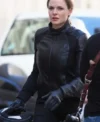 Rebecca Ferguson Movie Mission Impossible Fallout Ilsa faustI Black Leather Biker Jacket Sale