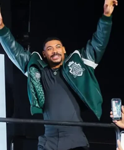 San Diego Comic-Con 2026 Aaron Pierre Green Varsity Jacket