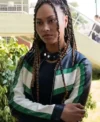 School Spirits Rainbow Wedell Leather Jacket