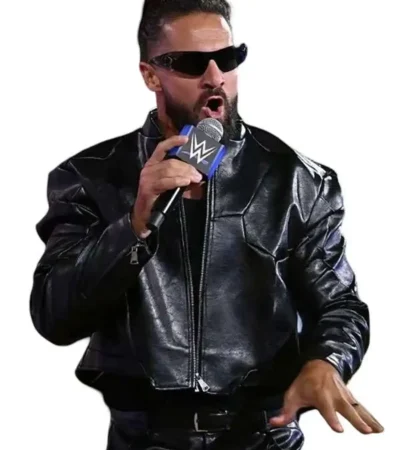 Seth Rollins Fanatics Fest 2026 Leather Jacket
