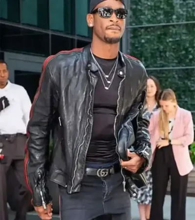 Shai Gilgeous Alexander Leather Jacket