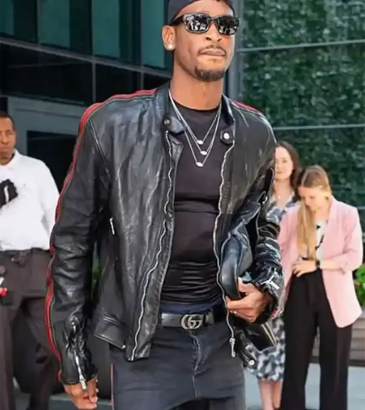 Shai Gilgeous Alexander Leather Jacket