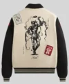 Shop Kith x Batman Joker Wool Coaches Varsity Jacket Back
