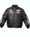 Shop Supreme Spider Man Vanson SS26 Bomber Leather Jacket