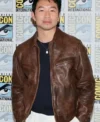 Simu Liu Comic-Con 2026 Leather Jacket