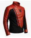 Spider-Man Red and Black Superhero Costume Leather Jacket Sale