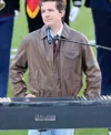Super Bowl LX Charlie Puth Leather Jacket