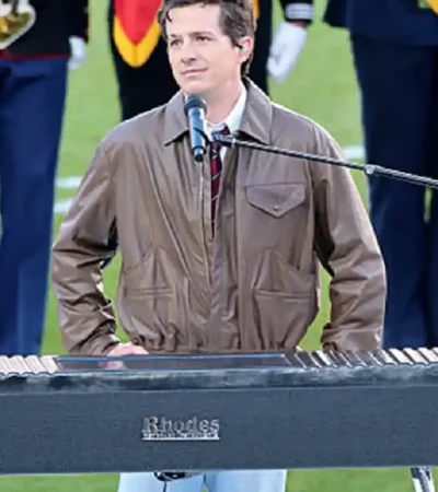 Super Bowl LX Charlie Puth Leather Jacket