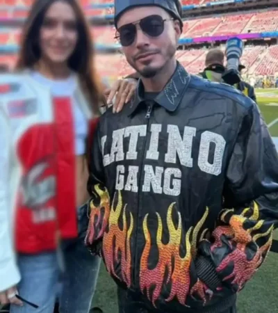 Super Bowl LX J Balvin Leather Jacket