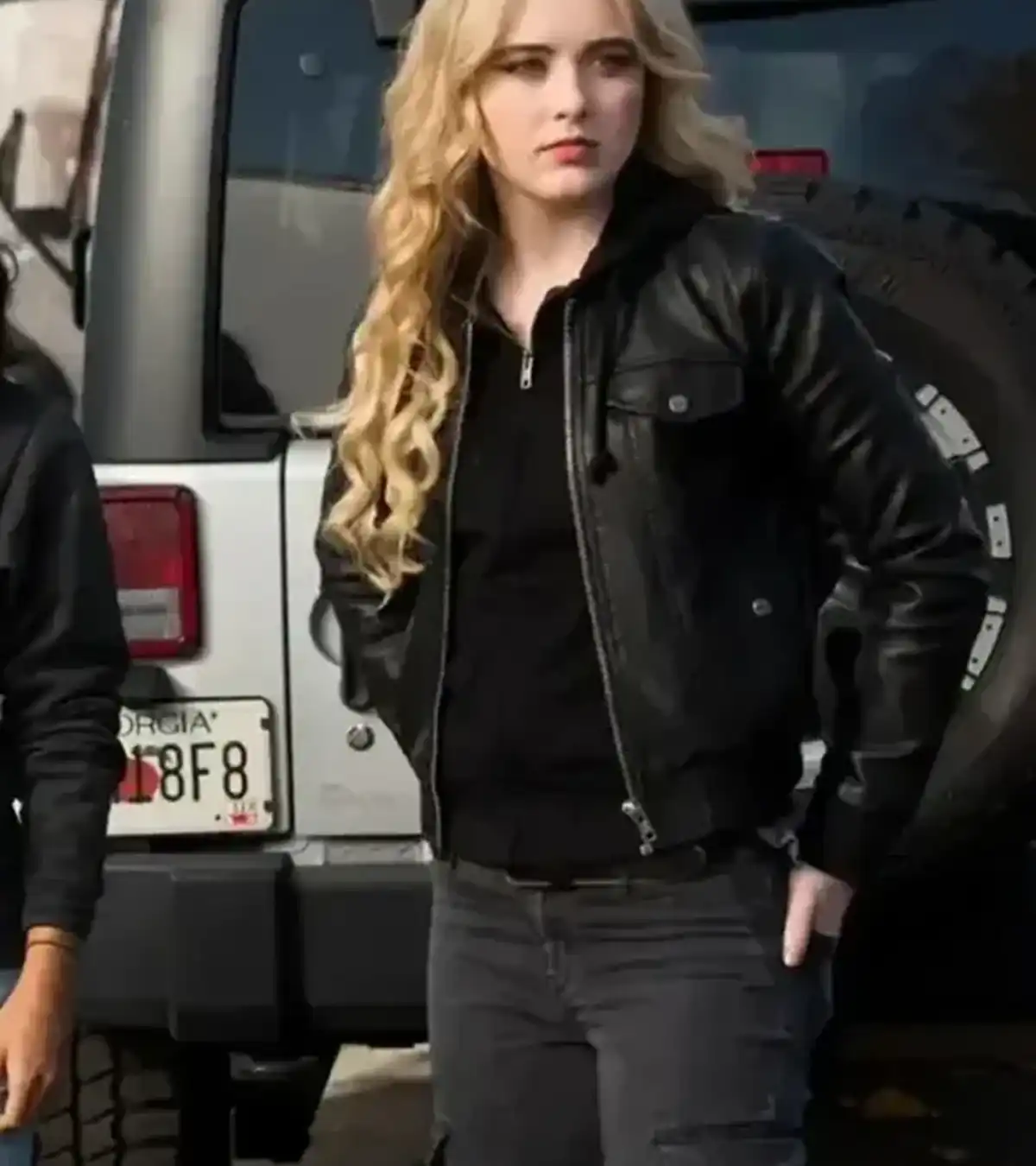Supernatural Claire Novak Leather Bomber Jacket