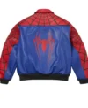 Supreme Spider Man Bomber Leather Jacket