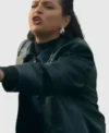 Taneshia Abt Crap Happens 2026 Dalia Cakmak Black Leather Coat For Sale