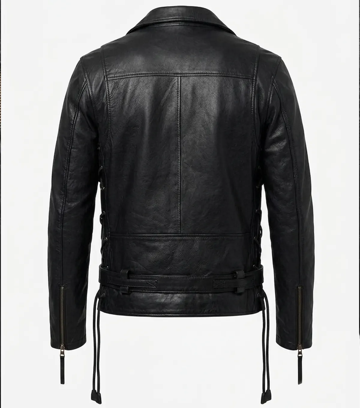 Terminator 2 Arnold Schwarzenegger Leather Jacket back