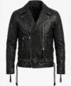 Terminator 2 Arnold Schwarzenegger Leather Jacket front