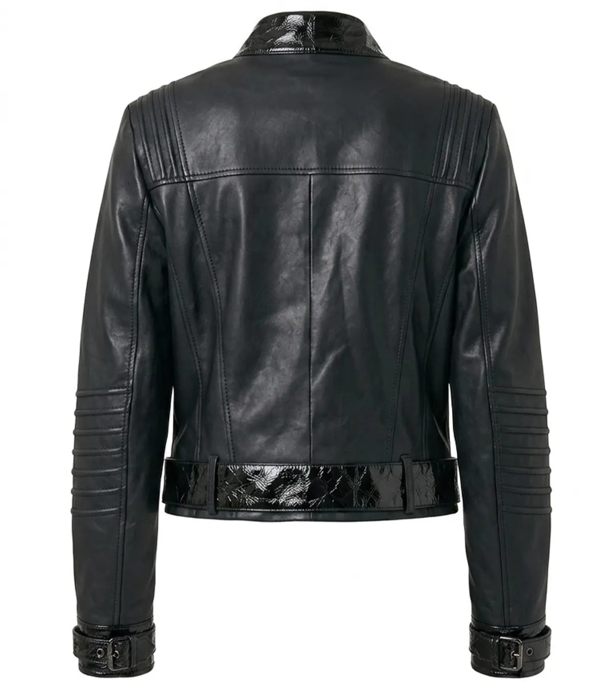 The Batman Selina Kyle Leather Jacket back view