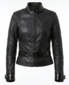 The Batman Selina Kyle Leather Jacket front