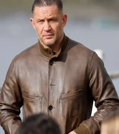Tom Hardy Mobland S02 Brown Leather Jacket