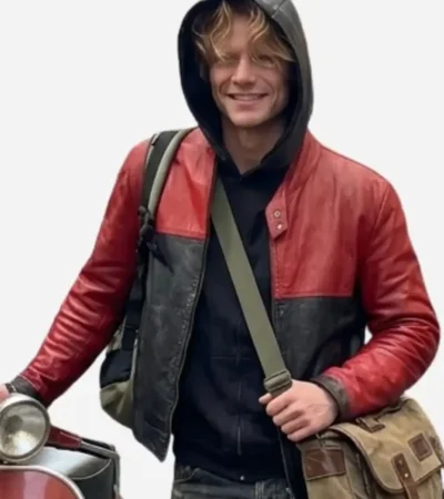 Tom Rhys Harries Clayface 2026 Leather Jacket