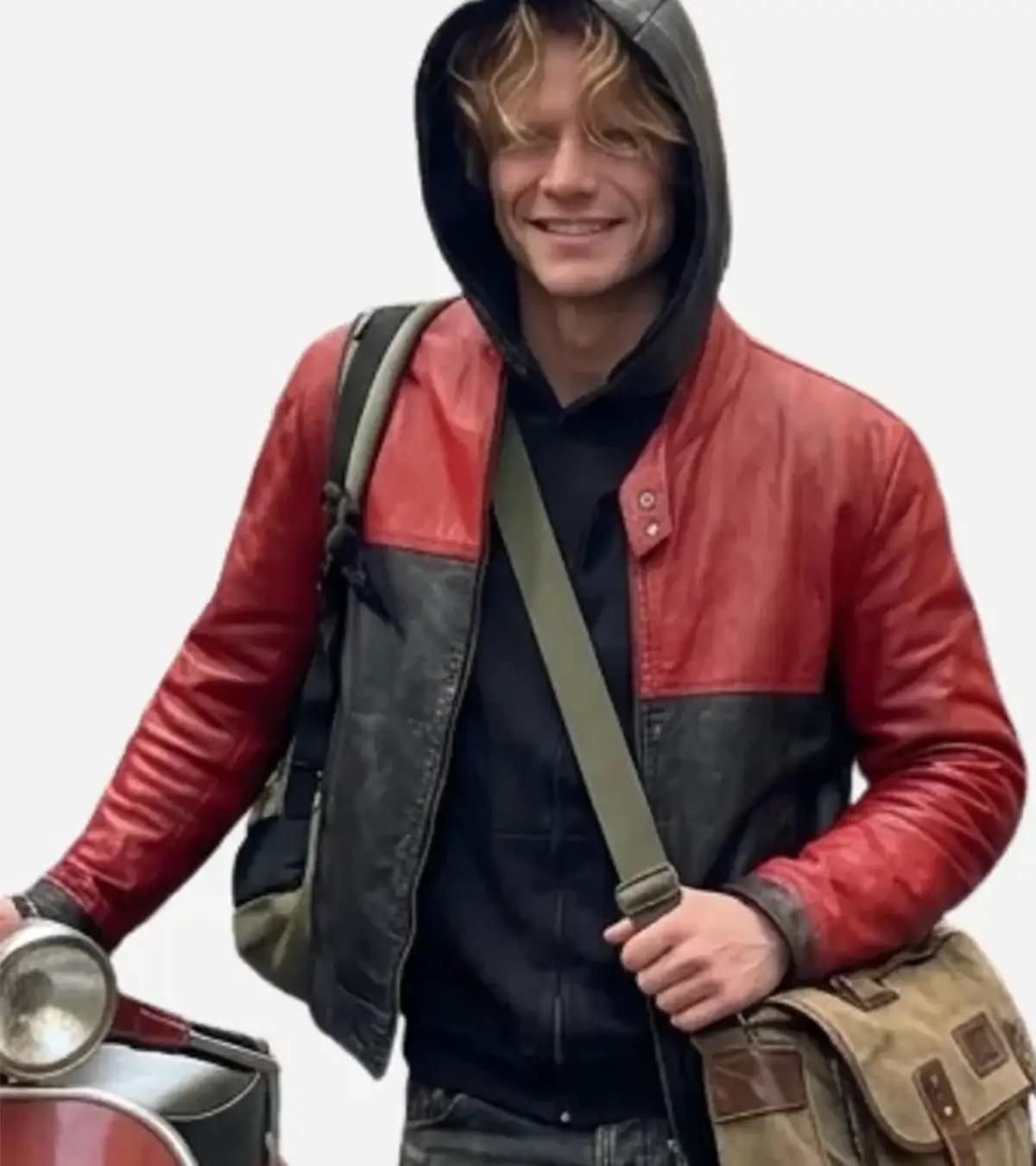 Tom Rhys Harries Clayface 2026 Leather Jacket