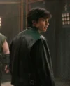 Tom Welling TV Series Smallville Clark Kent Black Leather Jacket For Sale