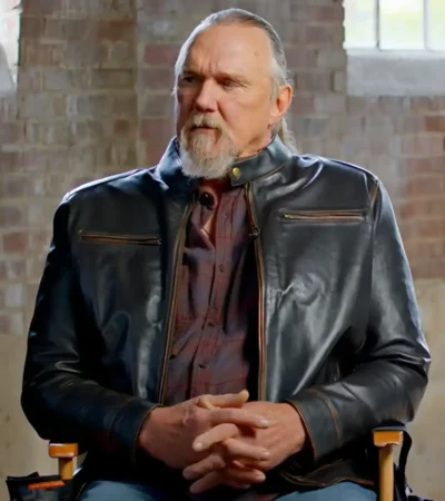 Trace Adkins I Can Only Imagine 2 Movie 2026 Scott Brickell Black Leather Jacket For Men