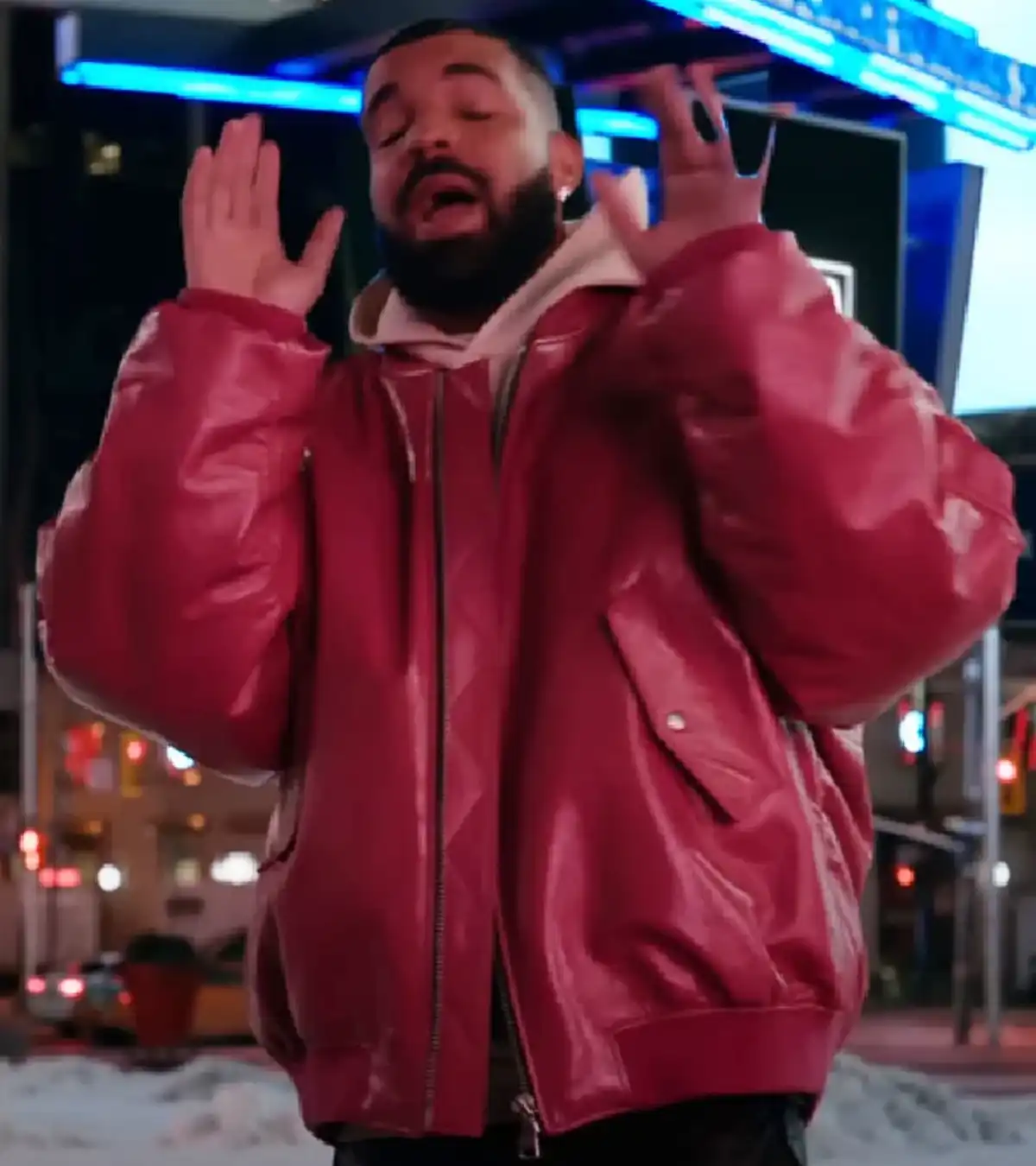 What’s Next Drake Leather Jacket