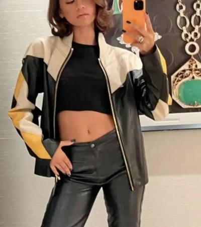Zendaya Biker Leather Jacket