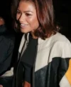 Zendaya Multi Color Biker Leather Jacket Sale