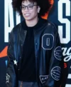 All Star Game 2026 Olivia Miles Black Leather Jacket